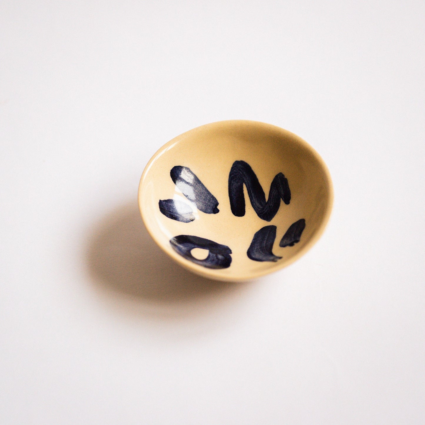 Cobalt Brushstroke Bowl - Small