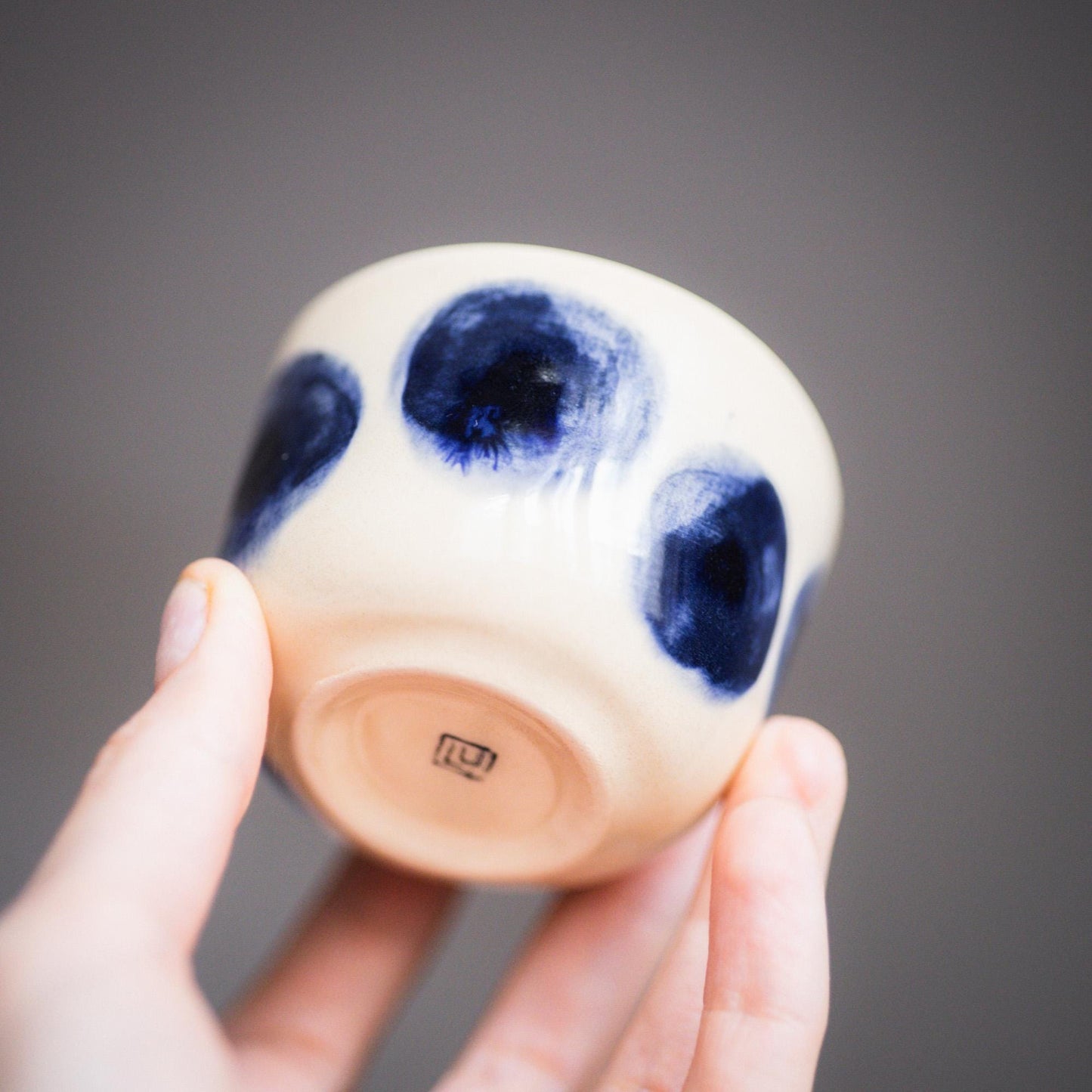 Blue Dot Mug - Espresso