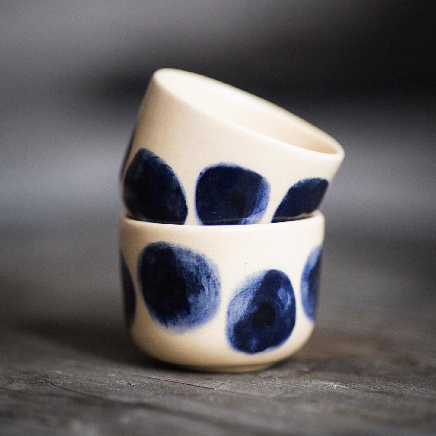 Blue Dot Mug - Espresso