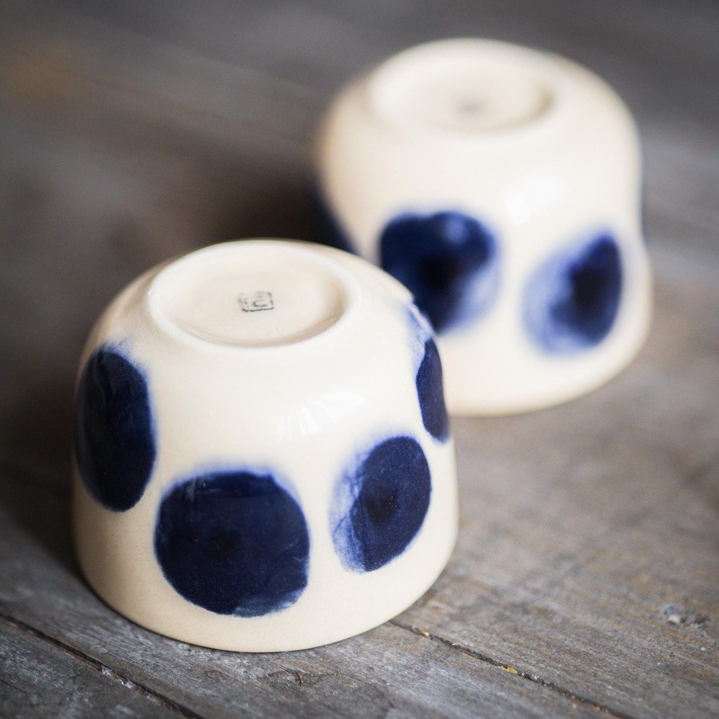 Blue Dot Mug - Espresso