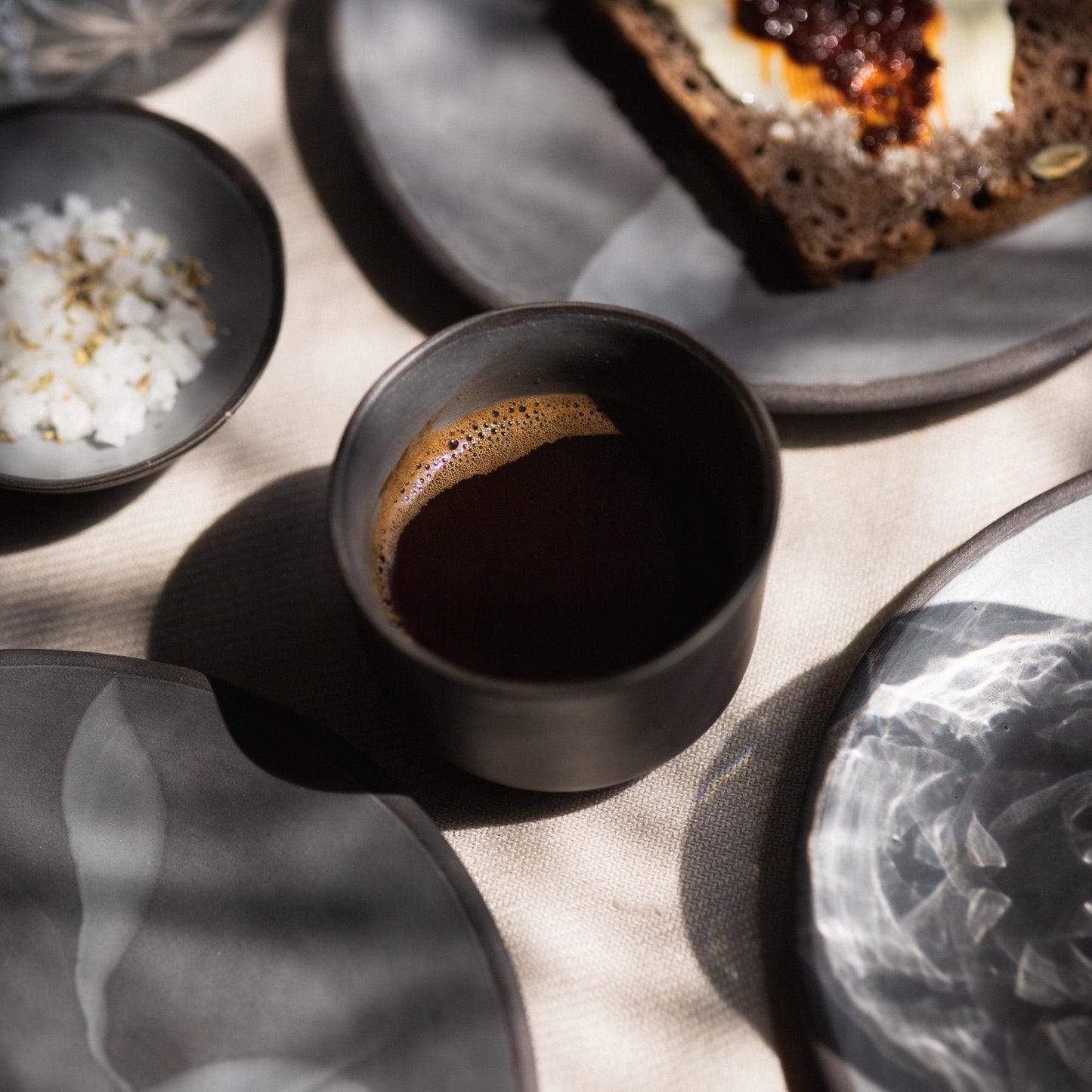 Dark Stoneware Mug - Espresso