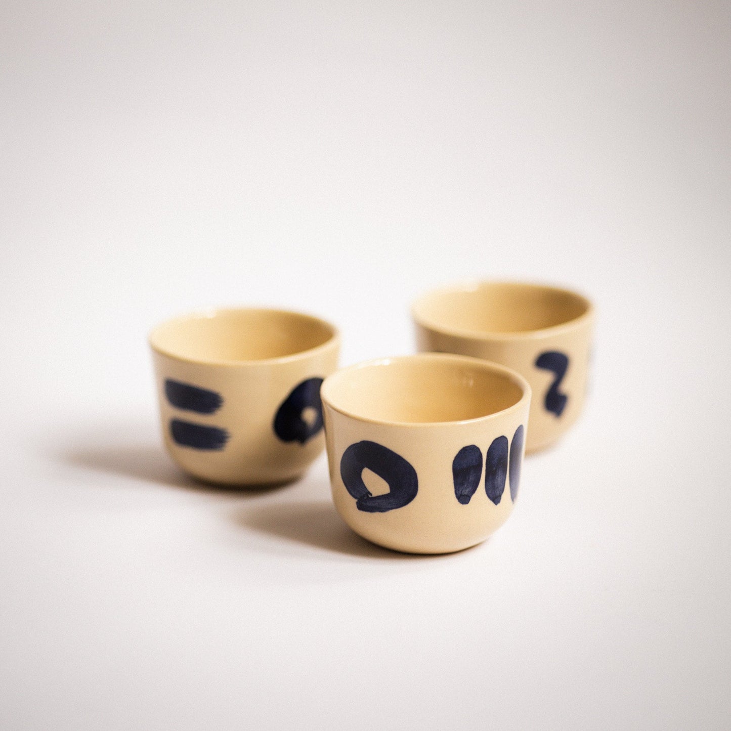 Cobalt Brushstroke Mug - Espresso