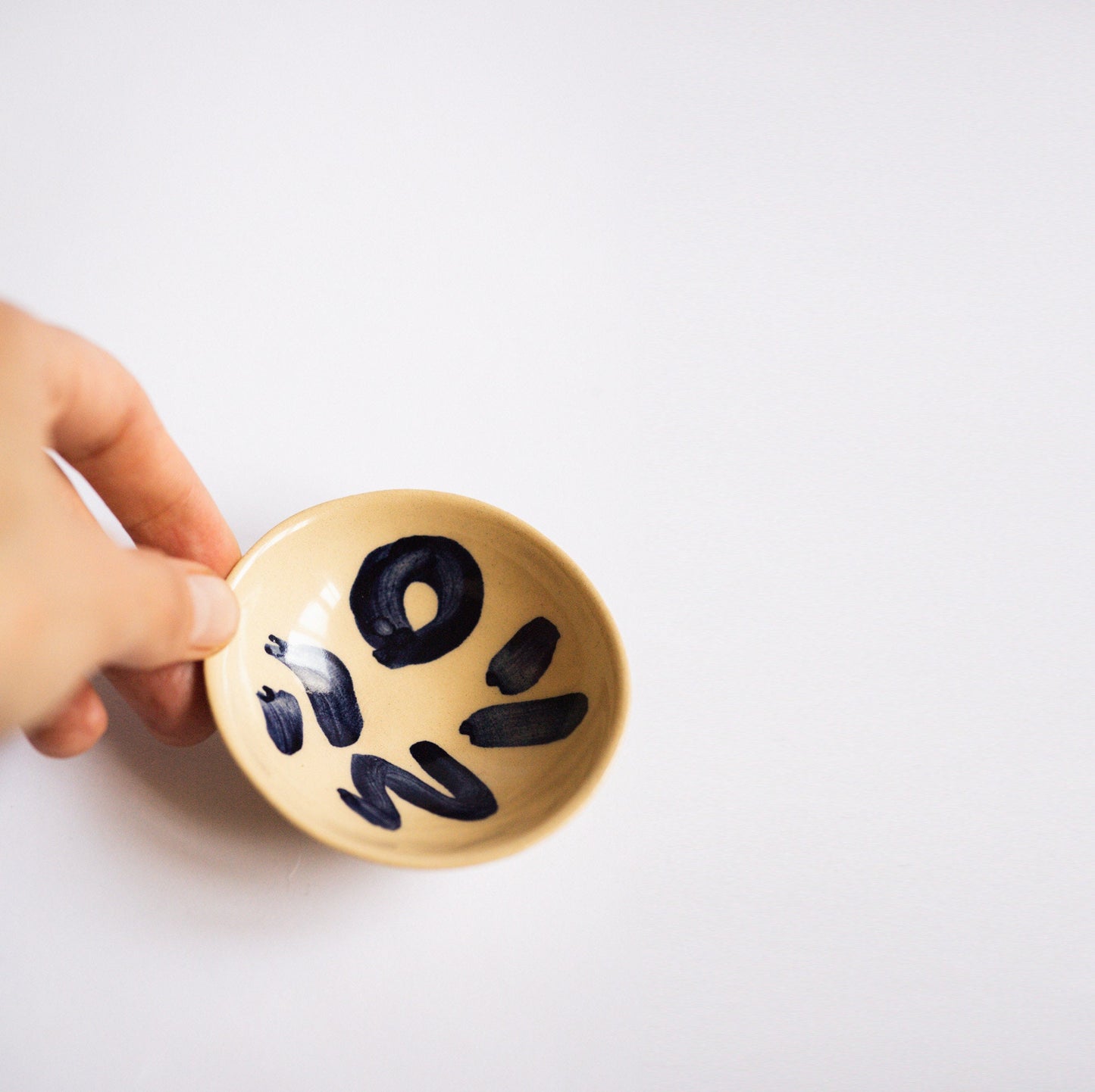 Cobalt Brushstroke Bowl - Small