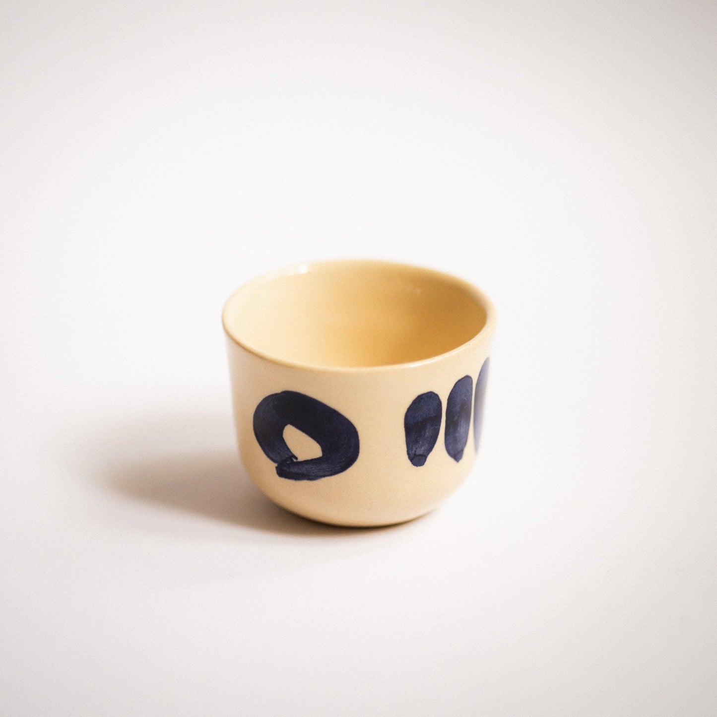 Cobalt Brushstroke Mug - Espresso