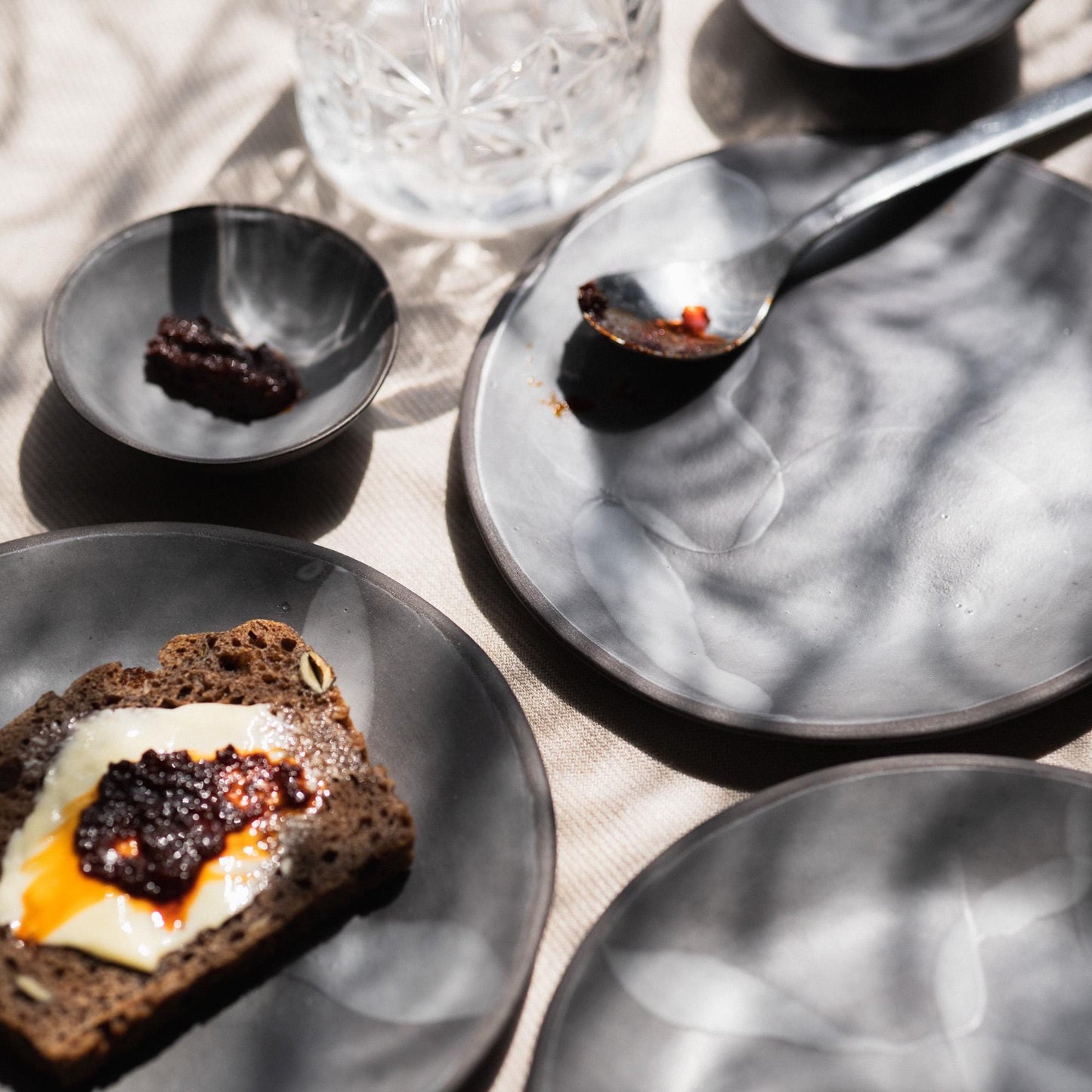 Dark Stoneware Plate