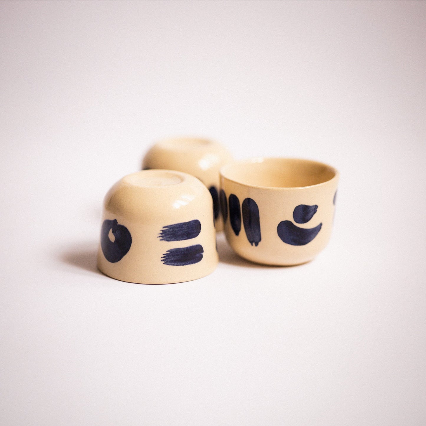 Cobalt Brushstroke Mug - Espresso