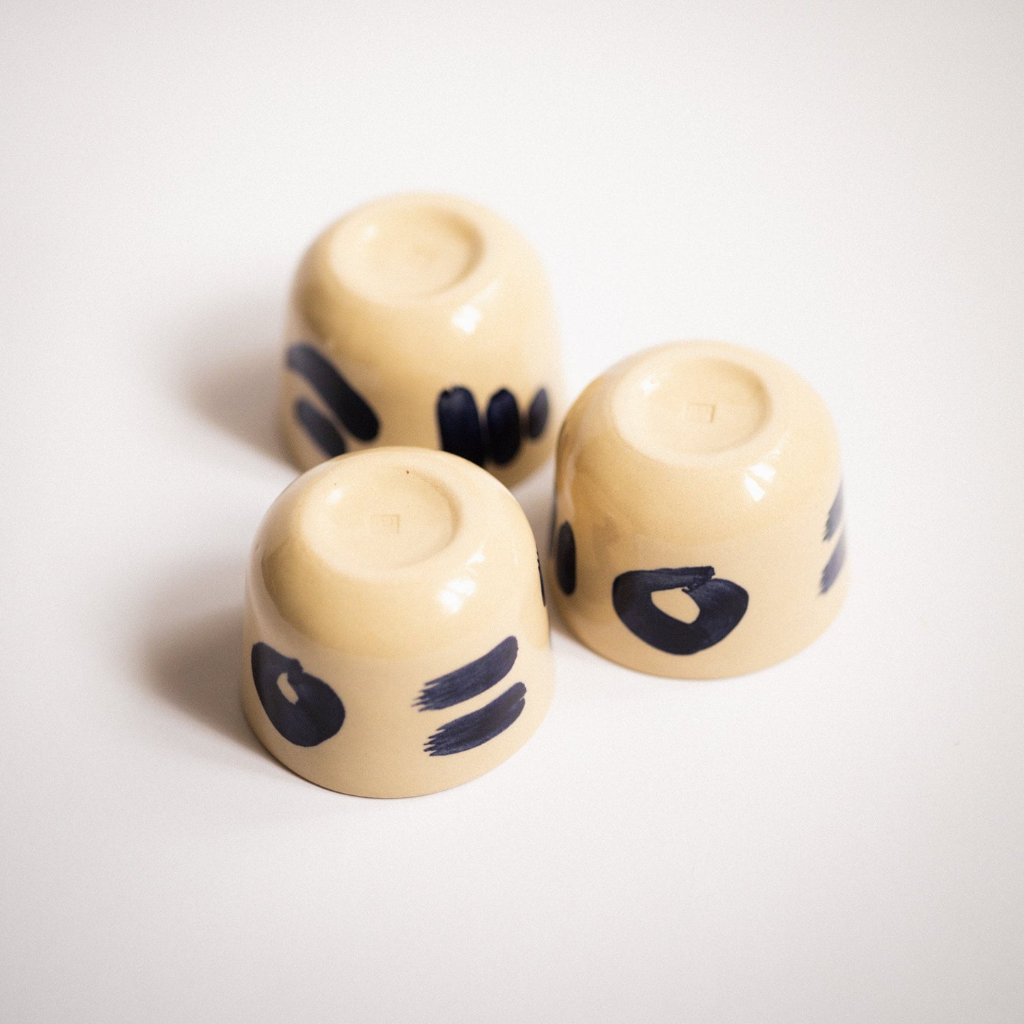 Cobalt Brushstroke Mug - Espresso