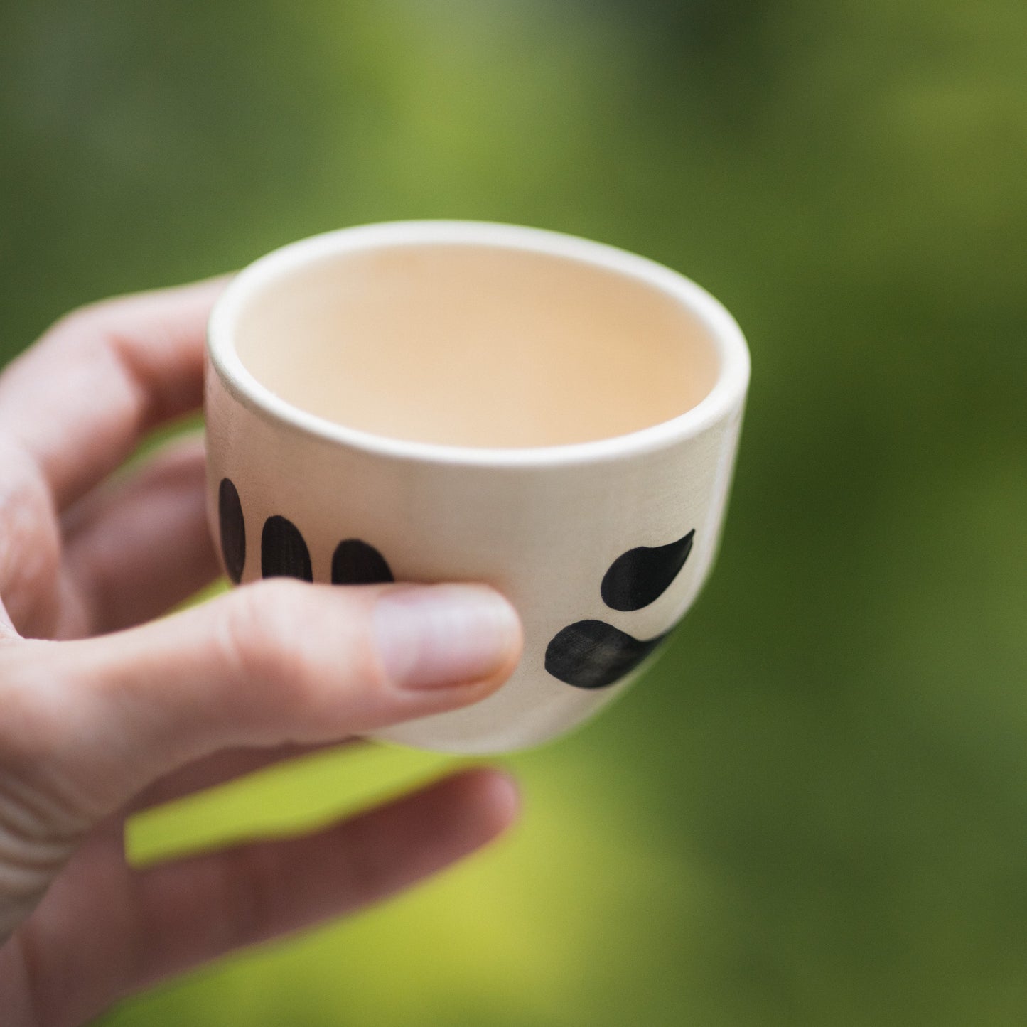 Black Brushstroke Mug - Espresso